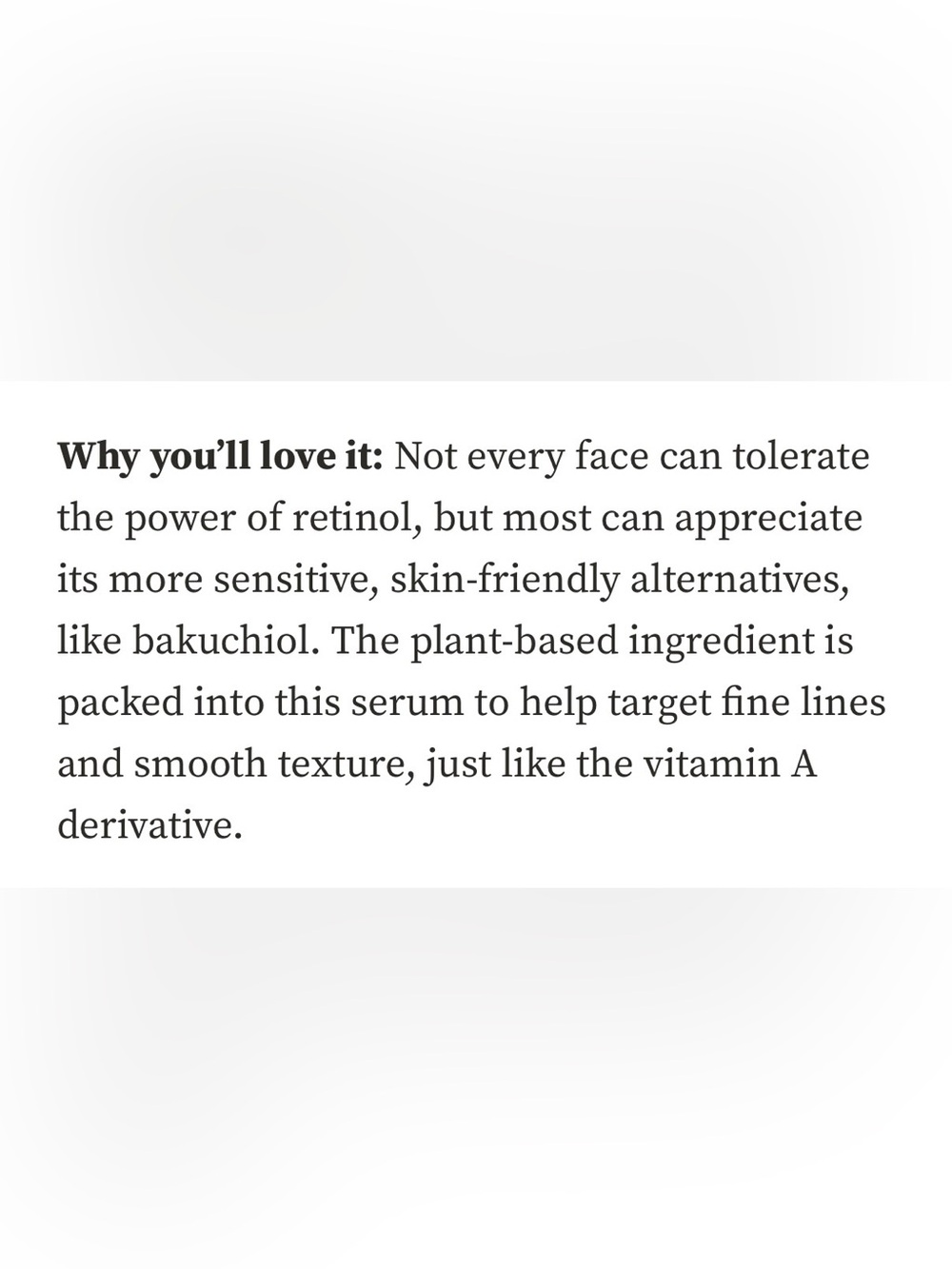 Futurize Retinol Alternative Boosting Serum . Just 3 ingredients. 1.01 Fl. Oz. - Picture 8 of 13